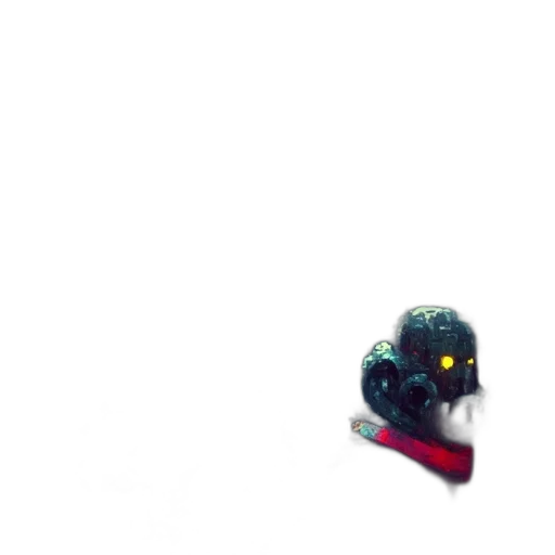 robot, creature, mask, weapon transparent PNG cut-out