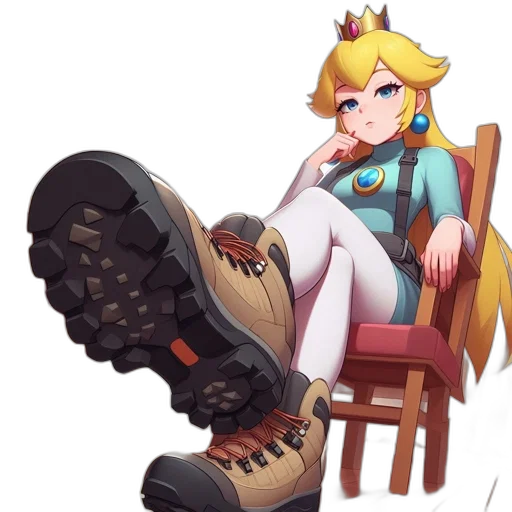 shoes, weapon, crown, staff transparent PNG cut-out