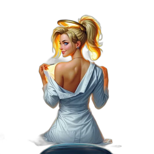 dress, staff, jewelry, crown transparent PNG cut-out