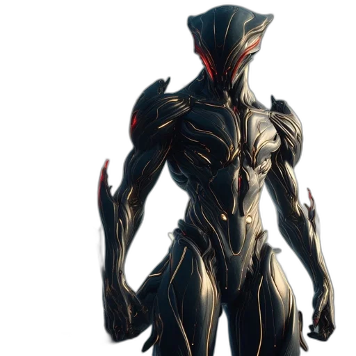 robot, creature, concept art, 3d render transparent PNG cut-out