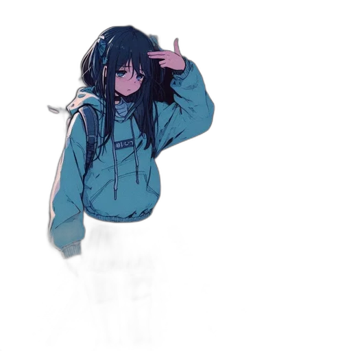 jacket, creature, staff, umbrella transparent PNG cut-out