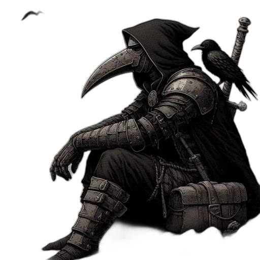 mask, sword, weapon, dragon transparent PNG cut-out