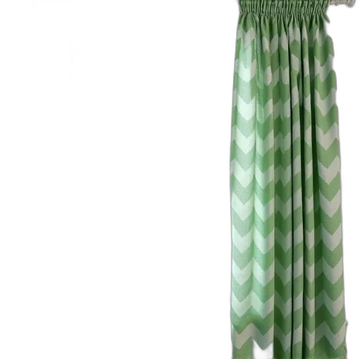 dress, green, white, chevron transparent PNG cut-out