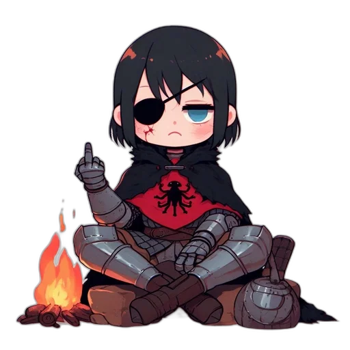 weapon, pixel art, anime, concept art transparent PNG cut-out
