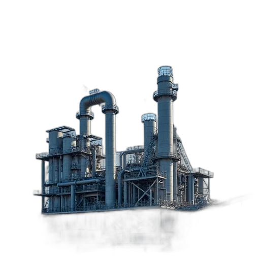 building, robot, concept art, 3d render transparent PNG cut-out