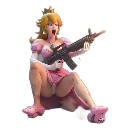 weapon, dress, staff, crown transparent PNG cut-out