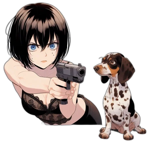 weapon, animal, creature, anime transparent PNG cut-out