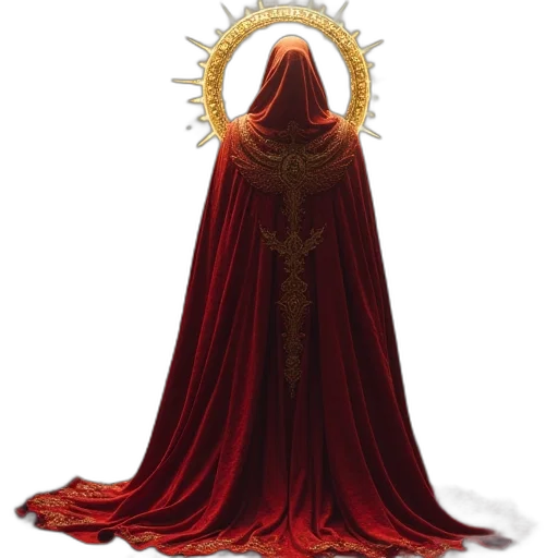 crown, dress, staff, mask transparent PNG cut-out