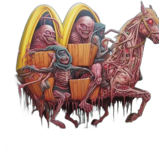 food, creature, car, concept art transparent PNG cut-out