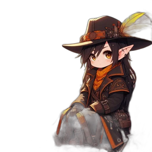 hat, staff, weapon, dragon transparent PNG cut-out