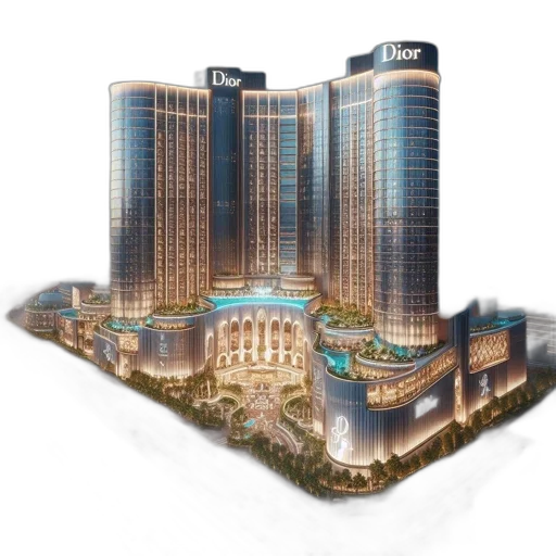 building, 3d render, photorealistic, concept art transparent PNG cut-out