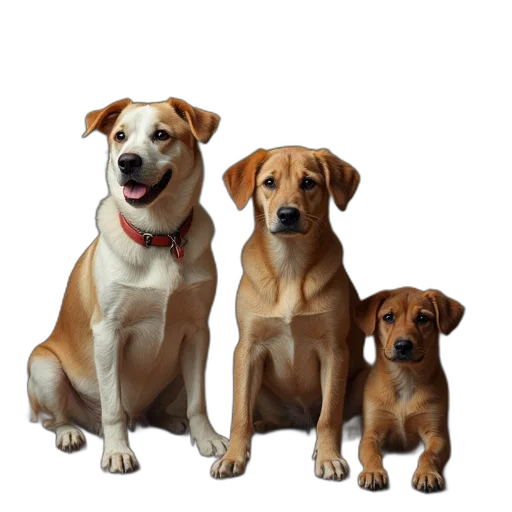 animal, staff, photorealistic, oil painting transparent PNG cut-out