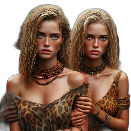 jewelry, hair, fantasy art, photorealistic transparent PNG cut-out