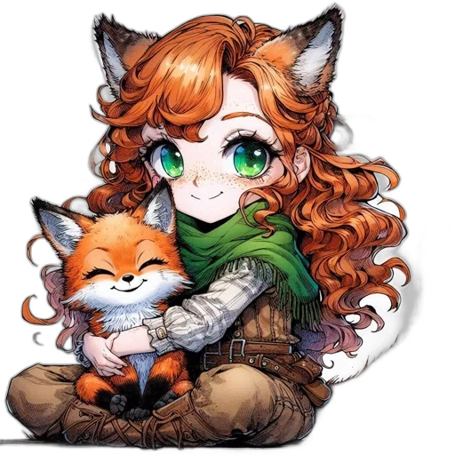 animal, staff, fantasy art, pixel art transparent PNG cut-out