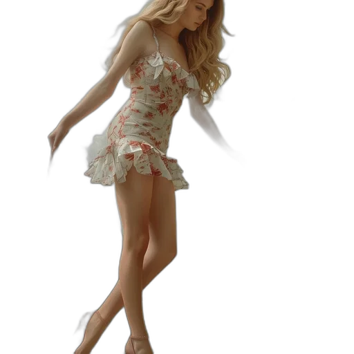 dress, 3d render, concept art, photorealistic transparent PNG cut-out