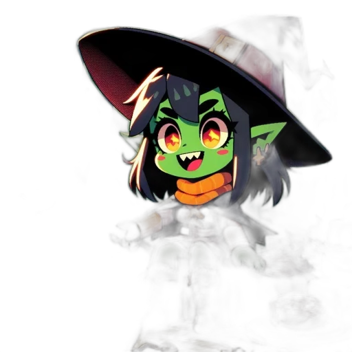 mask, staff, hat, dragon transparent PNG cut-out