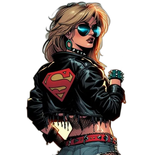jacket, comic book art, concept art, cartoon transparent PNG cut-out