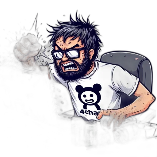 comic book art, concept art, cartoon, pixel art transparent PNG cut-out