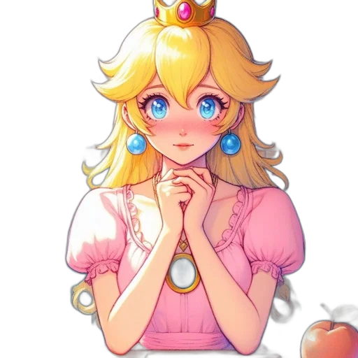 crown, dress, face, staff transparent PNG cut-out