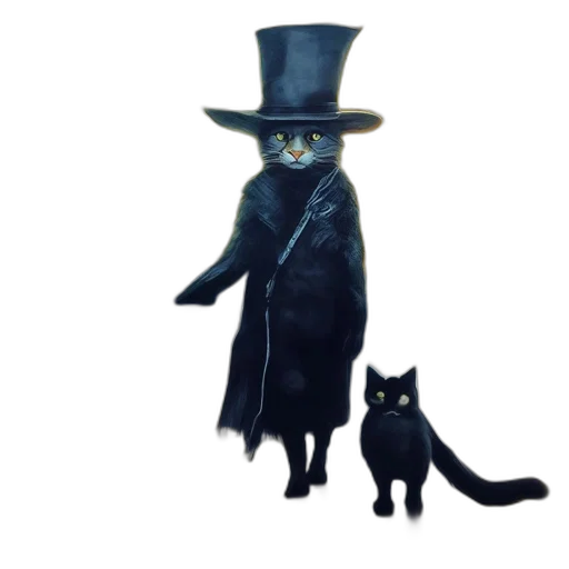 hat, staff, animal, creature transparent PNG cut-out