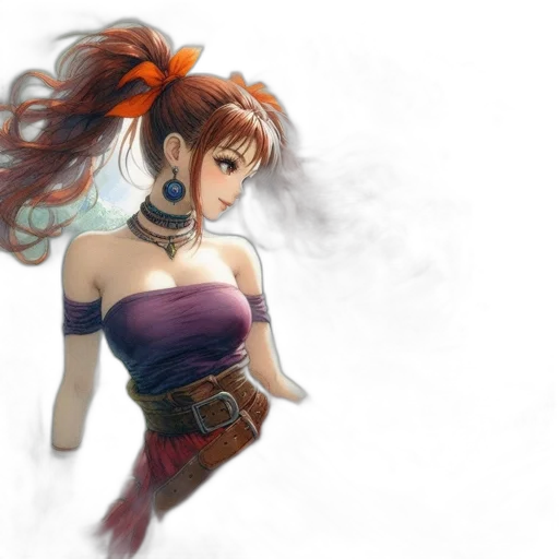 dress, weapon, fantasy art, concept art transparent PNG cut-out