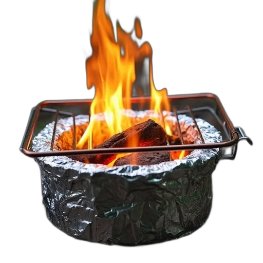 jacket, food, 3d render, fire transparent PNG cut-out