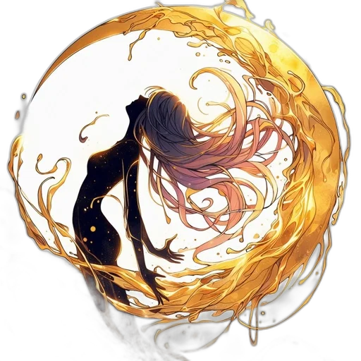 hair, mask, dragon, dress transparent PNG cut-out