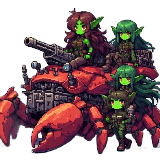 weapon, pixel art, concept art, fantasy art transparent PNG cut-out