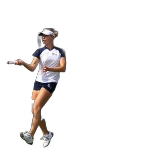3d render, tennis, player, action transparent PNG cut-out