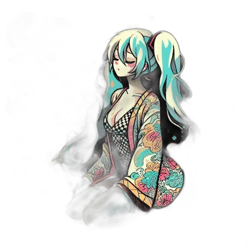dress, dragon, fantasy art, anime transparent PNG cut-out