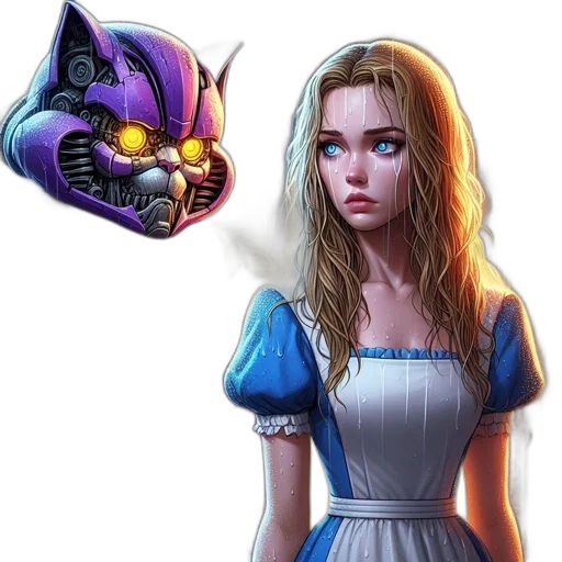 dress, mask, face, robot transparent PNG cut-out