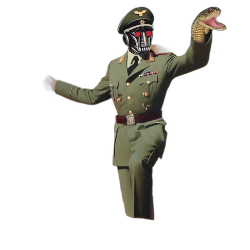 staff, robot, jacket, weapon transparent PNG cut-out