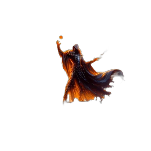 hair, dress, creature, dragon transparent PNG cut-out