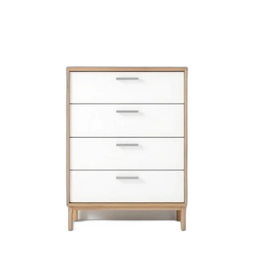 furniture, modern, minimalist, white transparent PNG cut-out