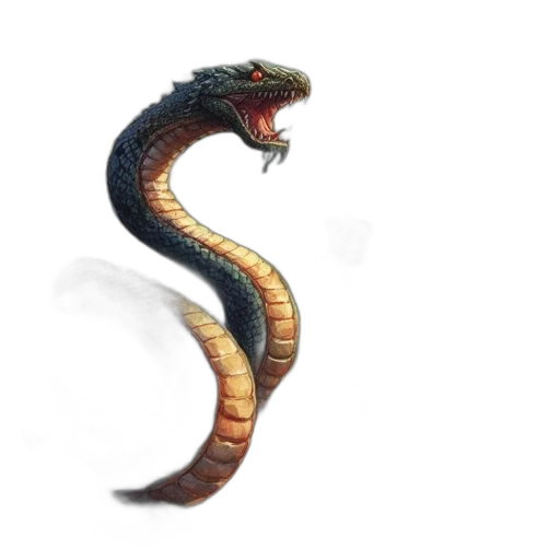 dragon, creature, animal, staff transparent PNG cut-out