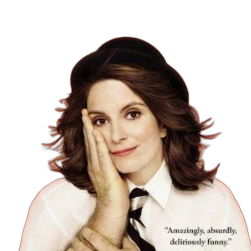face, cover, bossypants, tina transparent PNG cut-out