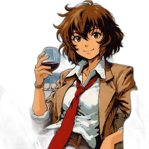 jacket, staff, weapon, face transparent PNG cut-out