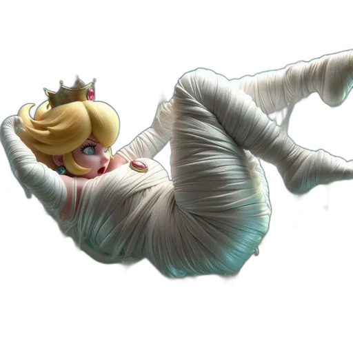 crown, creature, staff, hair transparent PNG cut-out