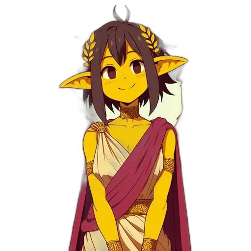 staff, dress, dragon, mask transparent PNG cut-out