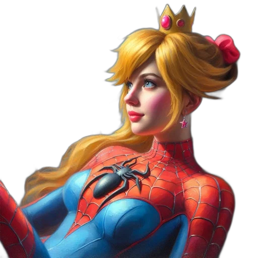 crown, dress, comic book art, concept art transparent PNG cut-out