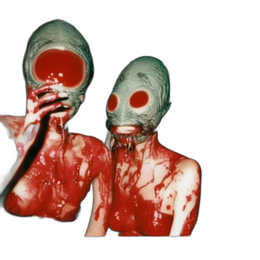 mask, creature, food, face transparent PNG cut-out