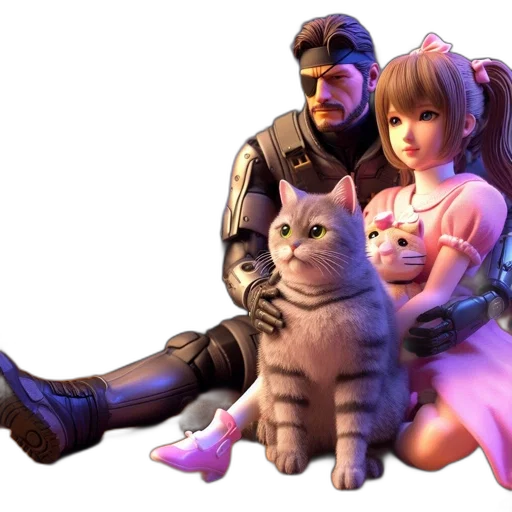animal, robot, concept art, cyberpunk transparent PNG cut-out