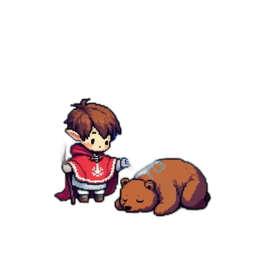food, animal, creature, pixel art transparent PNG cut-out