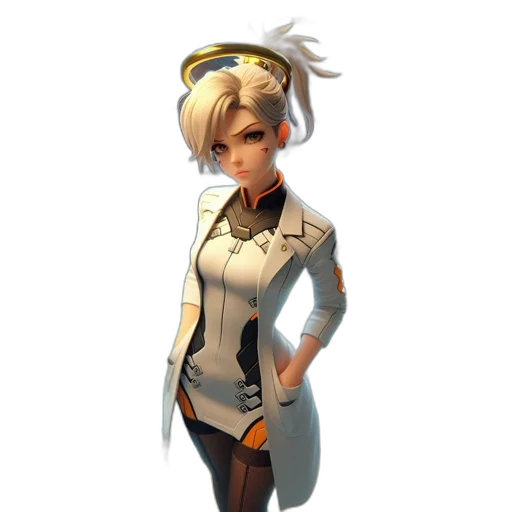 staff, jacket, robot, dress transparent PNG cut-out