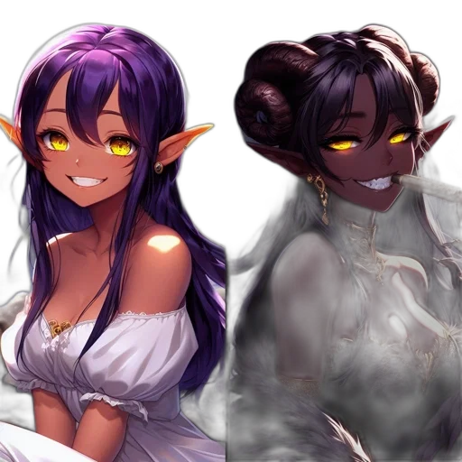 fantasy art, concept art, anime, pixel art transparent PNG cut-out