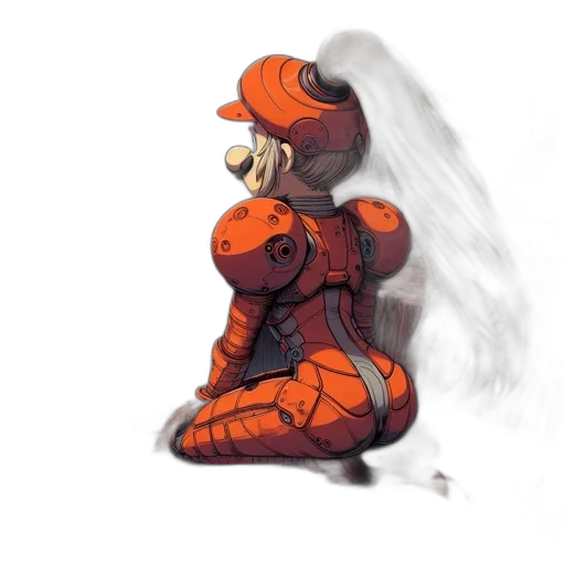 robot, weapon, mask, dragon transparent PNG cut-out
