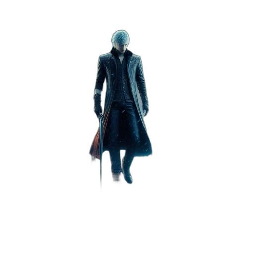 jacket, staff, sword, weapon transparent PNG cut-out