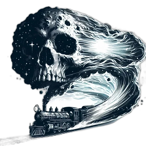 creature, hair, mask, concept art transparent PNG cut-out