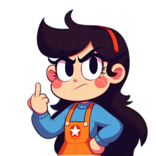 staff, jacket, cartoon, pixel art transparent PNG cut-out