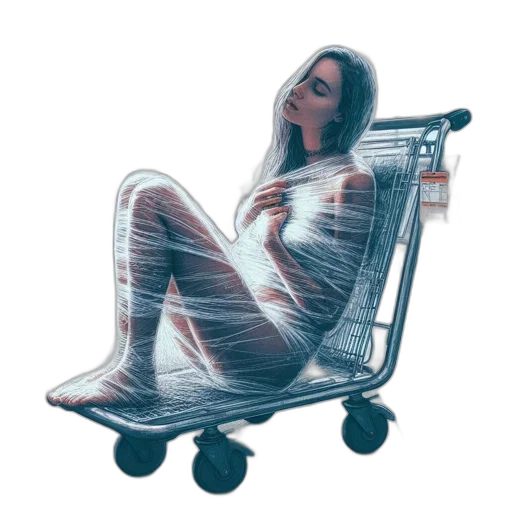 dress, furniture, hair, robot transparent PNG cut-out